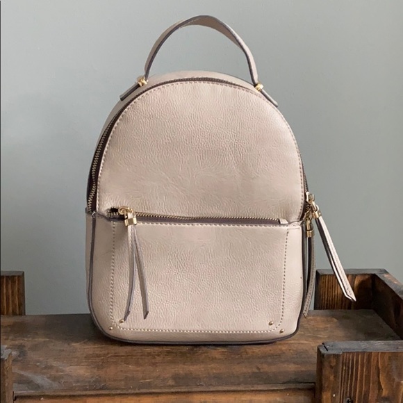 aldo black backpack purse